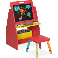 Detská tabuľa so stoličkou AGA MR2106 - červená Preview