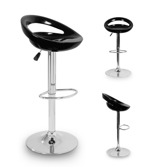 Barová stolička AGA MR2039Black - čierna