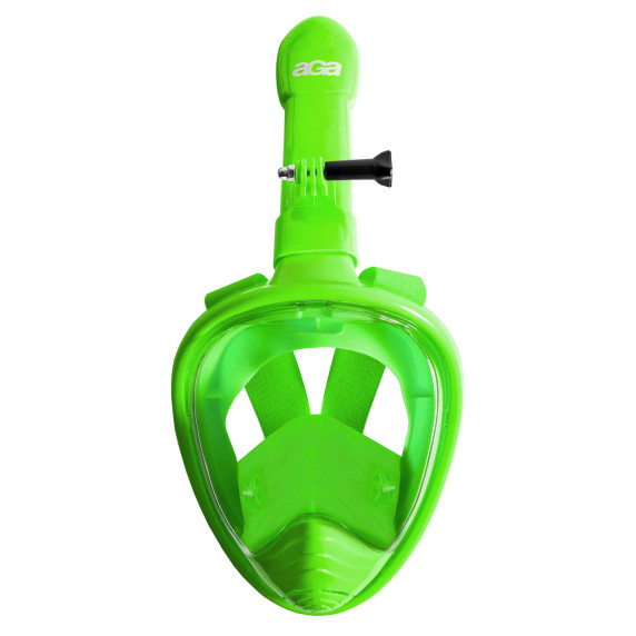 Detská celotvárová šnorchlovacia maska ​​XS AGA DS1111GR - zelená
