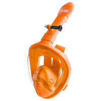 Detská celotvárová šnorchlovacia maska ​​XS AGA DS1111OR - oranžová 