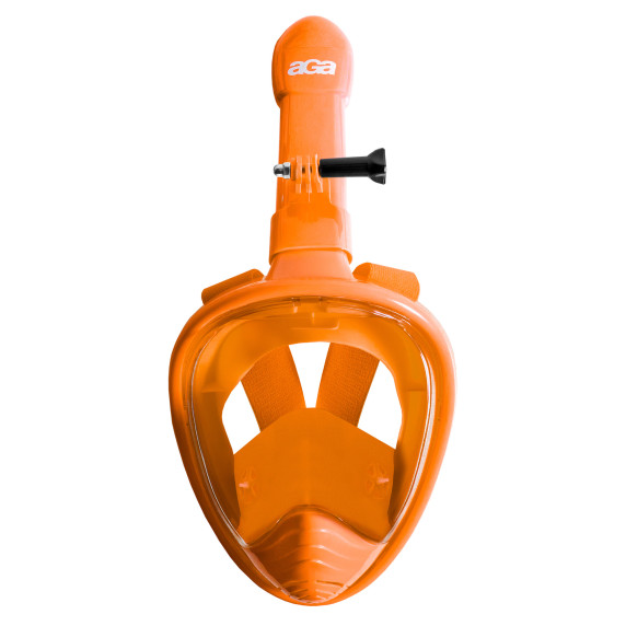 Detská celotvárová šnorchlovacia maska ​​XS AGA DS1111OR - oranžová