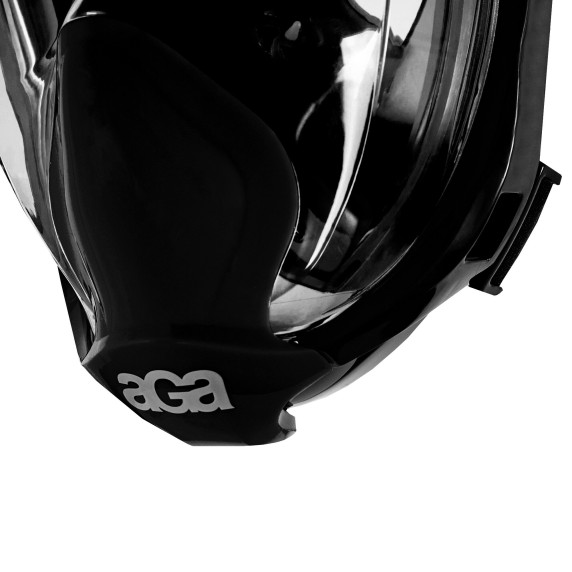 Celotvárová šnorchlovacia maska ​​S/M AGA DS1132BL - čierna