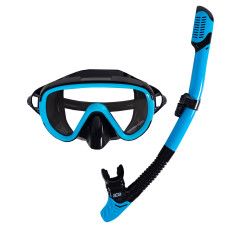 Potápačský set maska ​​a šnorchel M8+S6 AGA DS1310BL-BLU - čierny/modrý Preview
