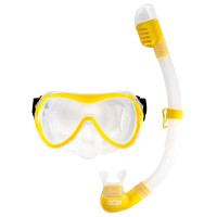 Potápačský set maska ​​a šnorchel M12+S2 AGA DS1320YL - žltý 