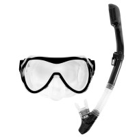 Potápačský set maska ​​a šnorchel M8+S6 AGA DS1310BL - čierny 
