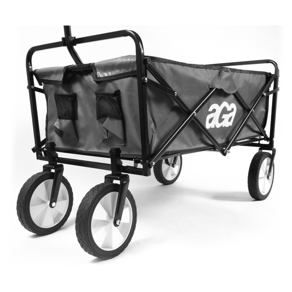 Skladací prepravný vozík AGA MR4610-DarkGrey - tmavosivý