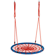 Závesný hojdací kruh 120 cm AGA DS120-DARKBLUE - modro-červený 