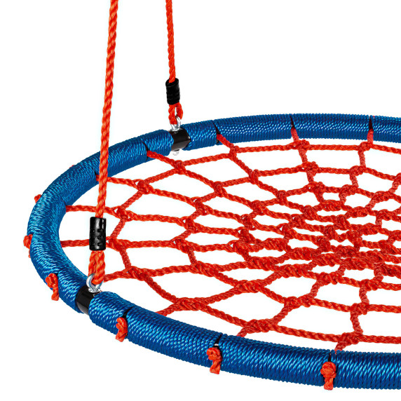 Závesný hojdací kruh 120 cm AGA DS120-DARKBLUE - modro-červený