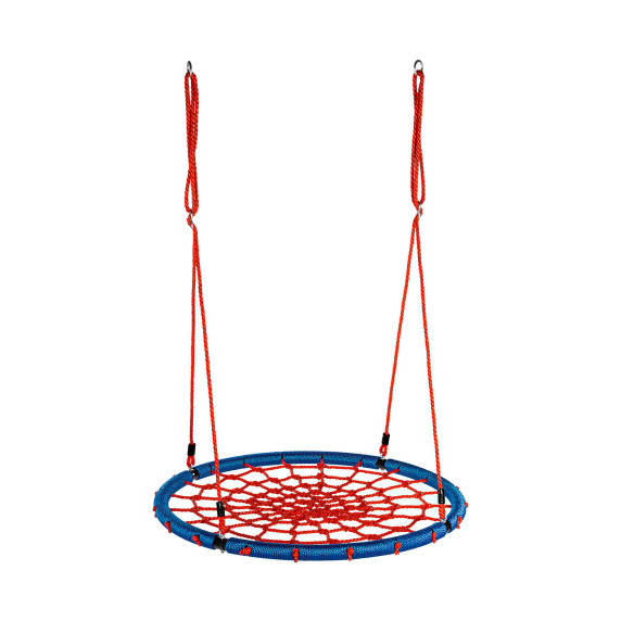 Závesný hojdací kruh 100 cm AGA DS100-2DARKBLUE - modro-červený