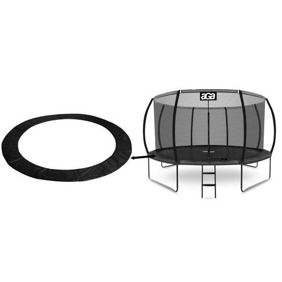 Kryt pružín na trampolínu AGA SPORT EXCLUSIVE 500 cm MRPU1516SC-Black - čierny
