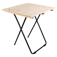 Záhradný stôl Linder Exclusiv MC4711 45 x 50 x 45 cm - prírodné drevo 