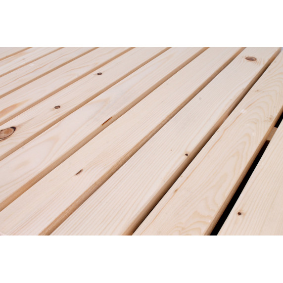 Záhradný stôl Linder Exclusiv MC4711 45 x 50 x 45 cm - prírodné drevo