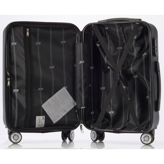 Cestovné kufre Aga Travel MR4653-Black - čierne