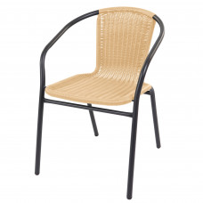 Záhradná stolička LINDER EXCLUSIV MC4606 - tmavohnedá/béžová Preview