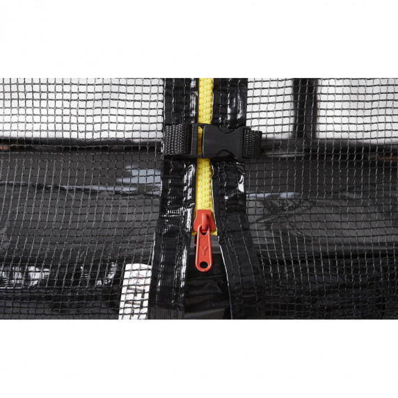 Ochranná sieť na trampolínu s celkovým priemerom 430 cm na 6 tyčí AGA 430OS6 - čierna