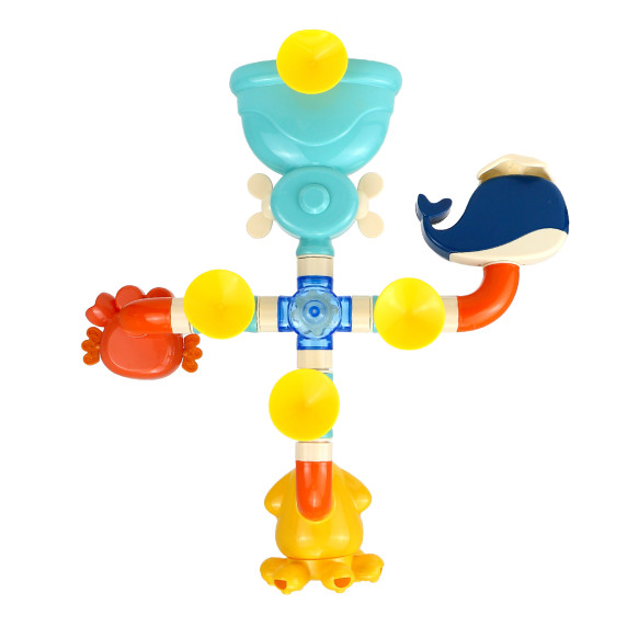 Detská hračka do vane vodný mlynček s morskými živočíchmi