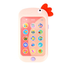 Detský telefón so zvukovými efektmi Aga4Kids MR1392-Pink - kohút ružový Preview