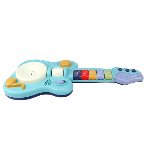 Detská interaktívna gitara Aga4Kids MR1398-BLUE - modrá