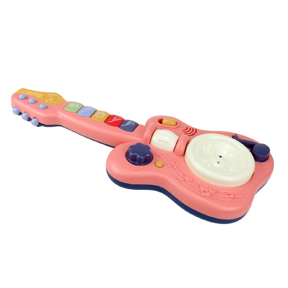 Detská interaktívna gitara Aga4Kids MR1398-Pink - ružová