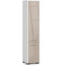 Kúpeľňová skrinka s vysokým leskom 140 cm AKORD FIN - biela/cappuccino Preview
