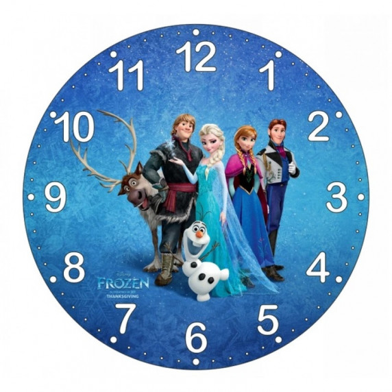 Detské hodiny Ľadové kráľovstvo - Frozen