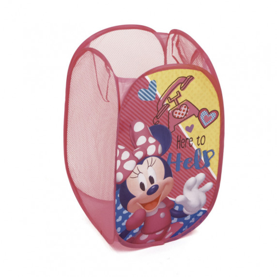 Detský skladací kôš na hračky Minnie Mouse