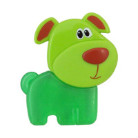 Chladiace hryzátko BABY MIX - psík zelený 