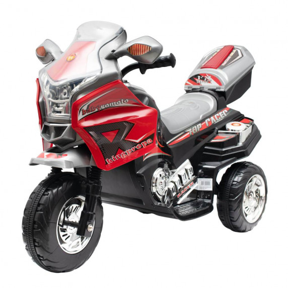 Detská elektrická motorka Baby Mix RACER - červeno-čierna