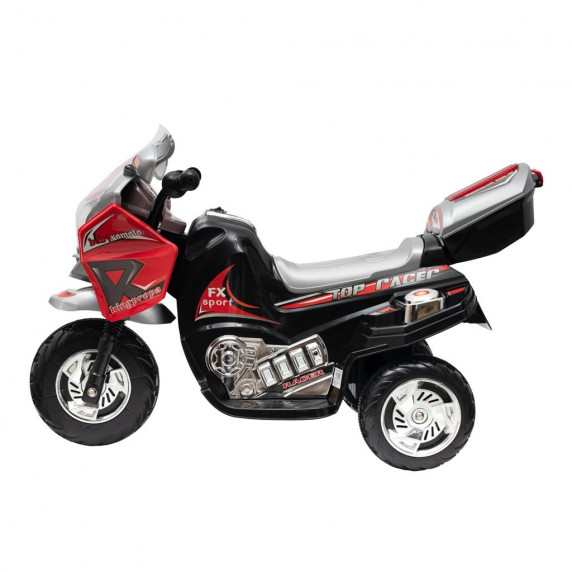 Detská elektrická motorka Baby Mix RACER - červeno-čierna