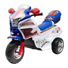 Detská elektrická motorka Baby Mix RACER - biela Preview
