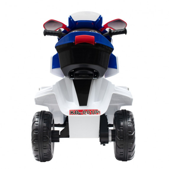 Detská elektrická motorka Baby Mix RACER - biela
