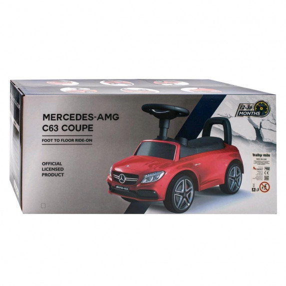 Detské odrážadlo Mercedes Benz AMG C63 Coupe Baby Mix - červené