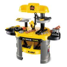 Detská dielňa 64 kusov BABY MIX Power Tool - žltá Preview