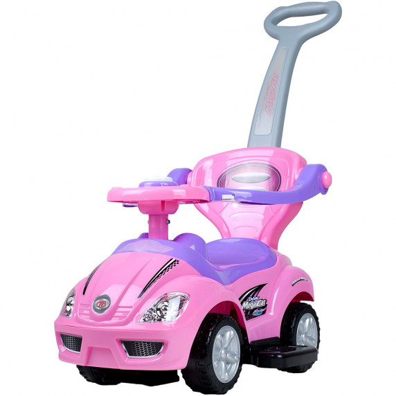 Detské odrážadlo 3v1 Bayo Mega Car - ružové