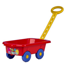 Detský vozík Vlečka 45 cm BAYO - červený Preview
