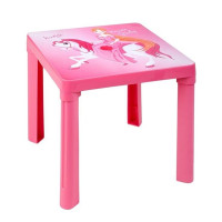 Umelohmotný stolík pre deti s motívom STAR PLUS - ružový 