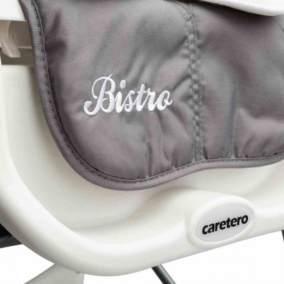Jedálenská stolička CARETERO Bistro 2019 sivá