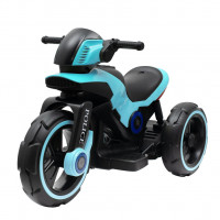 Detská elektrická motorka Baby Mix POLICE - modrá 
