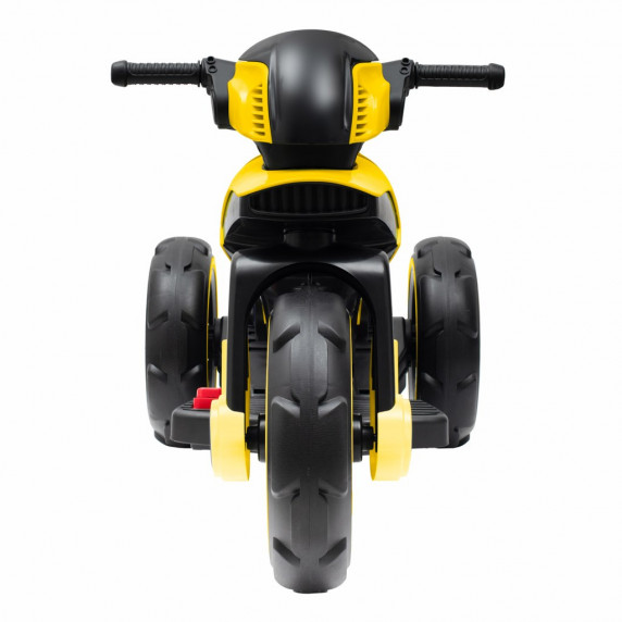 Detská elektrická motorka Baby Mix POLICE - žltá