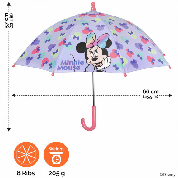 Detský dáždnik Perletti - Minnie Mouse