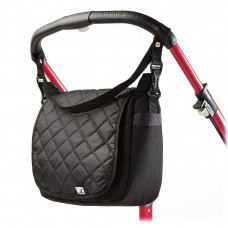 Prešívaná taška na kočík CARETERO - čierna Preview