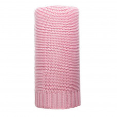 Bambusová pletená detská deka, prikrývka 100x80 cm NEW BABY - ružová Preview