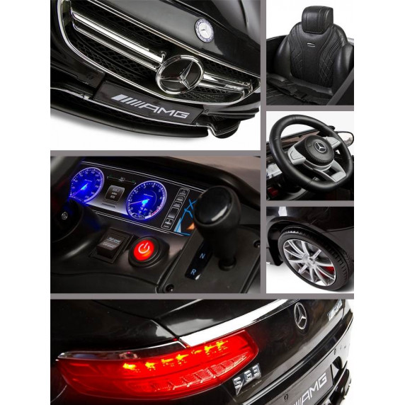 Elektrické autíčko TOYZ Mercedes-Benz S63 AMG čierne 2021