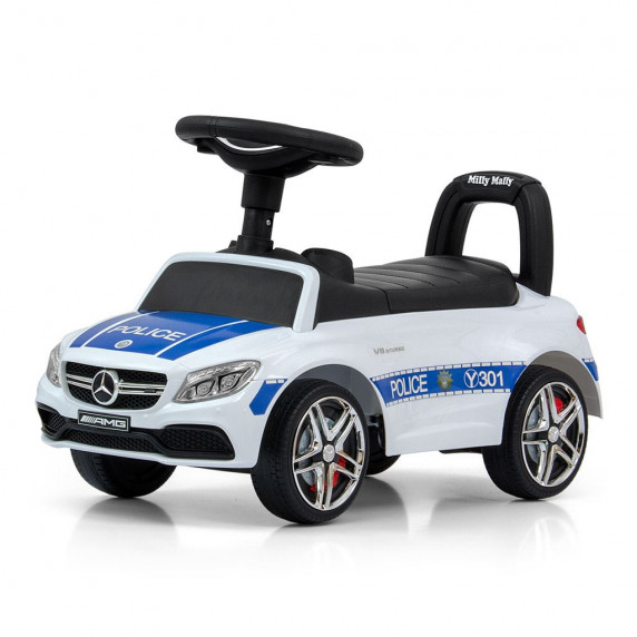 Detské odrážadlo Mercedes Benz AMG C63 Coupe Milly Mally - Police