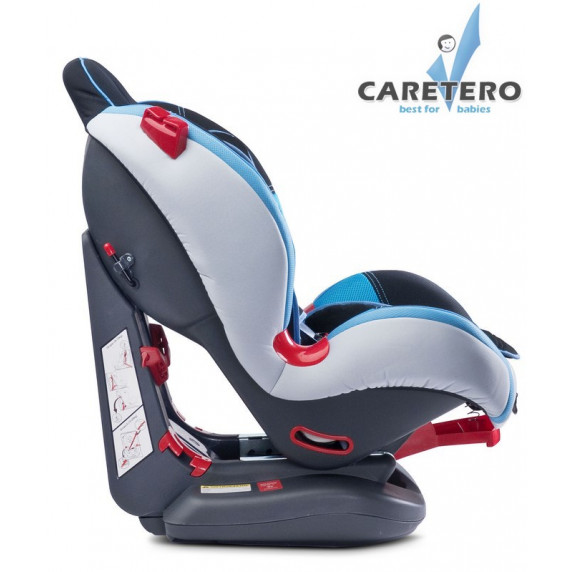 Autosedačka CARETERO Sport Turbo 2020 - červená