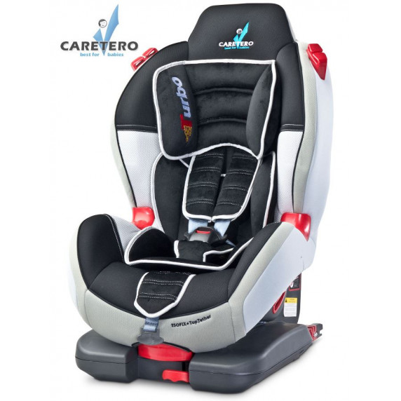 Autosedačka CARETERO Sport TurboFix grey 2016