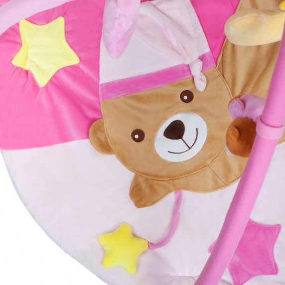 Hracia deka s melódiou PlayTo spaci medvedík ružová