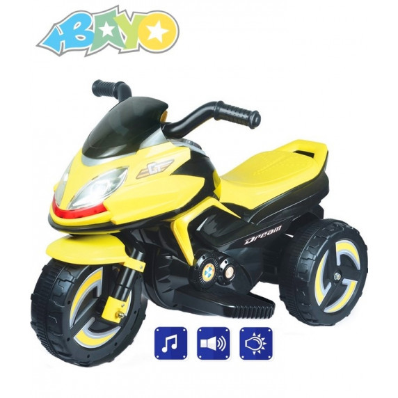 Elektrická motorka BAYO KICK žltá