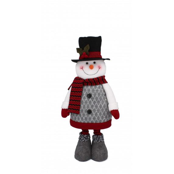 Vianočná postavička snehuliak s nastaviteľnou výškou 65/82 cm Inlea4Fun