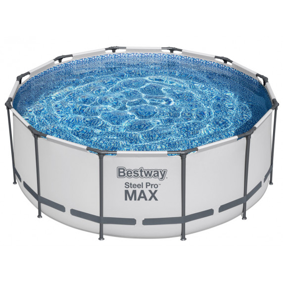 Bazén s konštrukciou 366 x 122 cm BESTWAY 56420 Steel Pro Max + kartušová filtrácia a schodíky